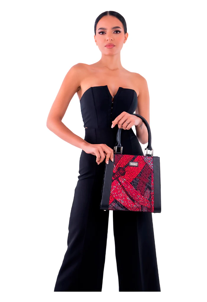 Bolsa Yaab Negro Libélula Negro/Rojo