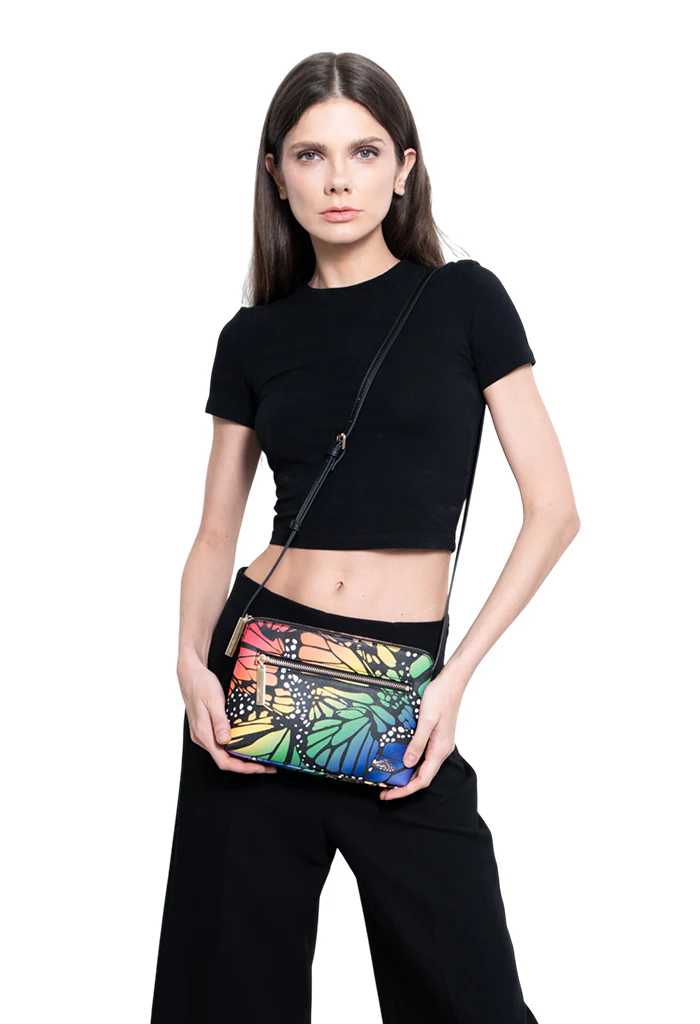 Bolsa Yaakun Saffiano Mariposa Macro Pride