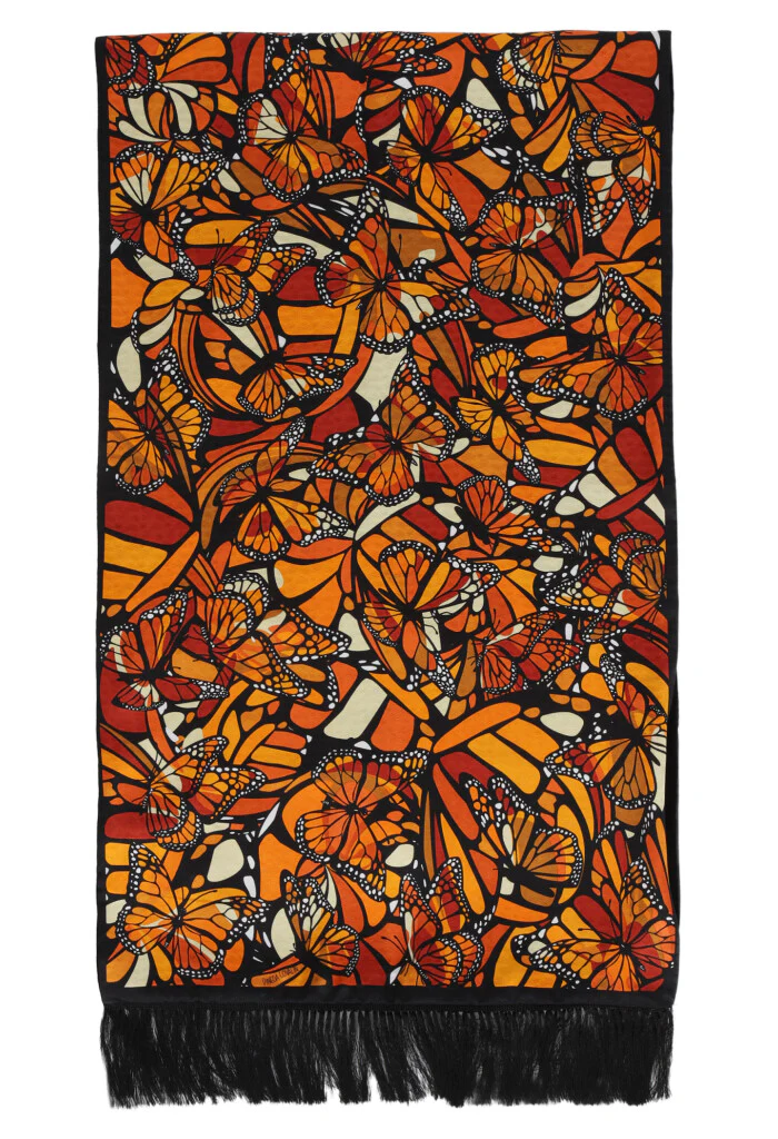 Chalina Con Terciopelo Vuelo de Mariposa Jqd