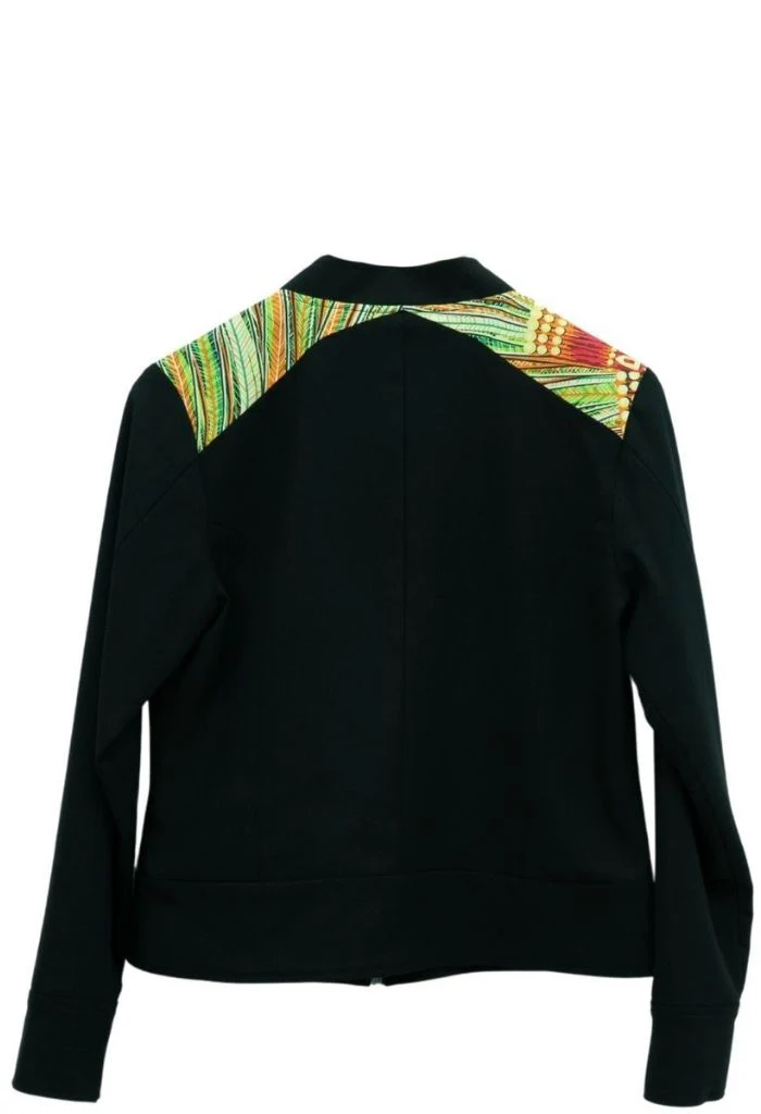 Bomber Okomej Arte Plumaria Verde