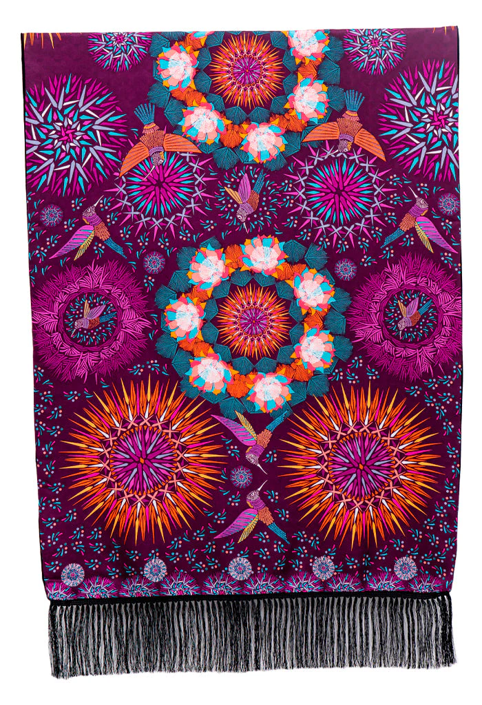 Chalina Con Terciopelo Colibrí