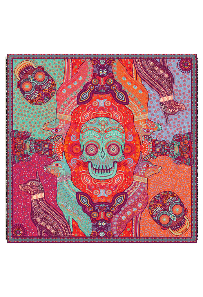 Mascada Día de Muertos Mictlán 90 cm