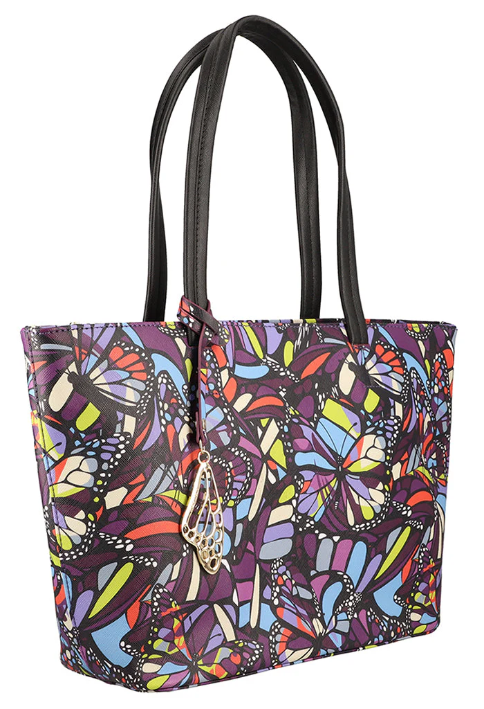 Tote K'iin Saffiano Vuelo de Mariposa