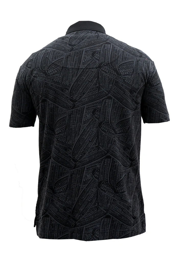 Camisa Polo Kutz  Mazorca Negro