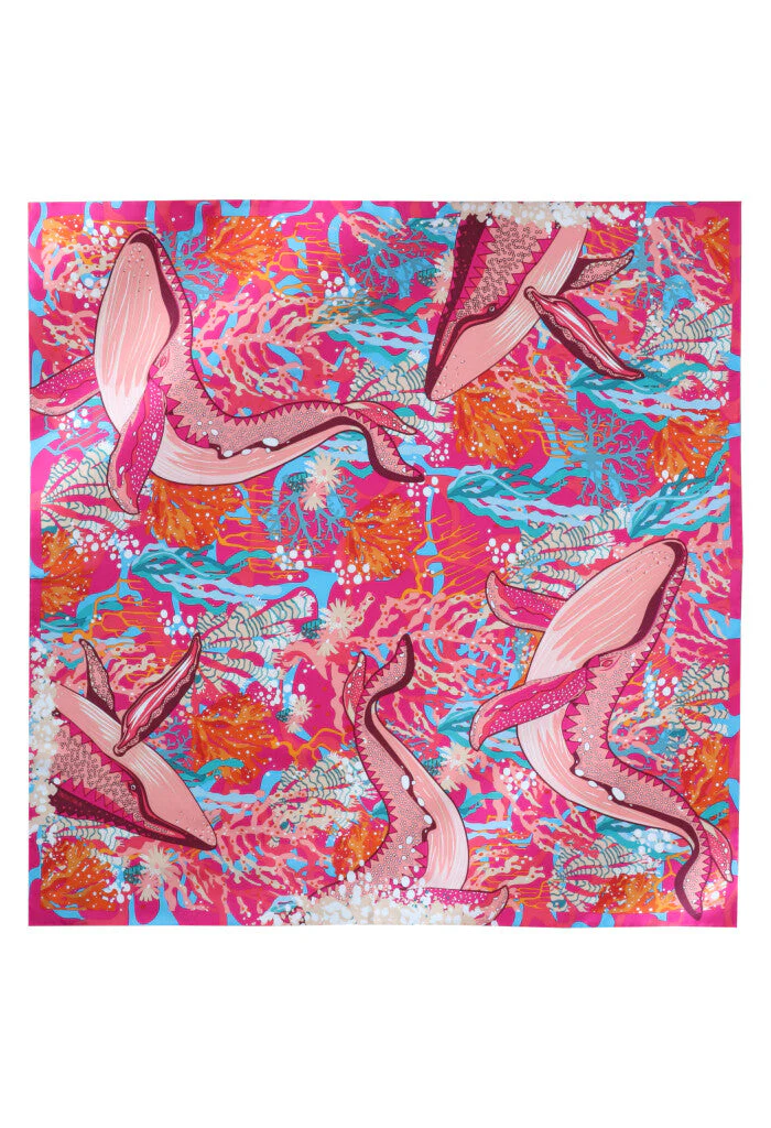 Mascada Ballena Gris 90 cm