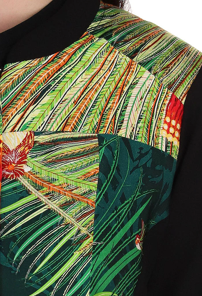 Bomber Okomej Arte Plumaria Verde