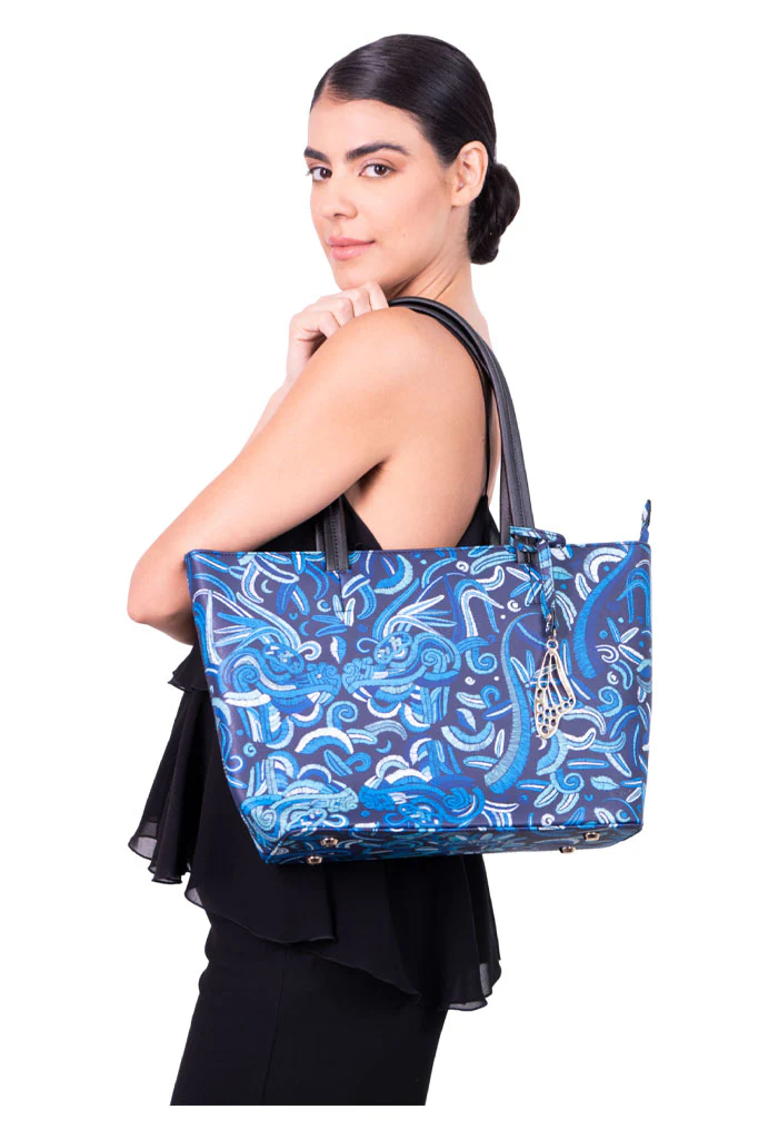 Tote K'iin Saffiano Quetzalcóatl