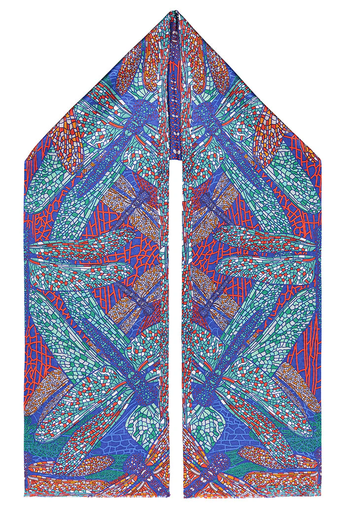 Bufanda Doble Vista Libélula