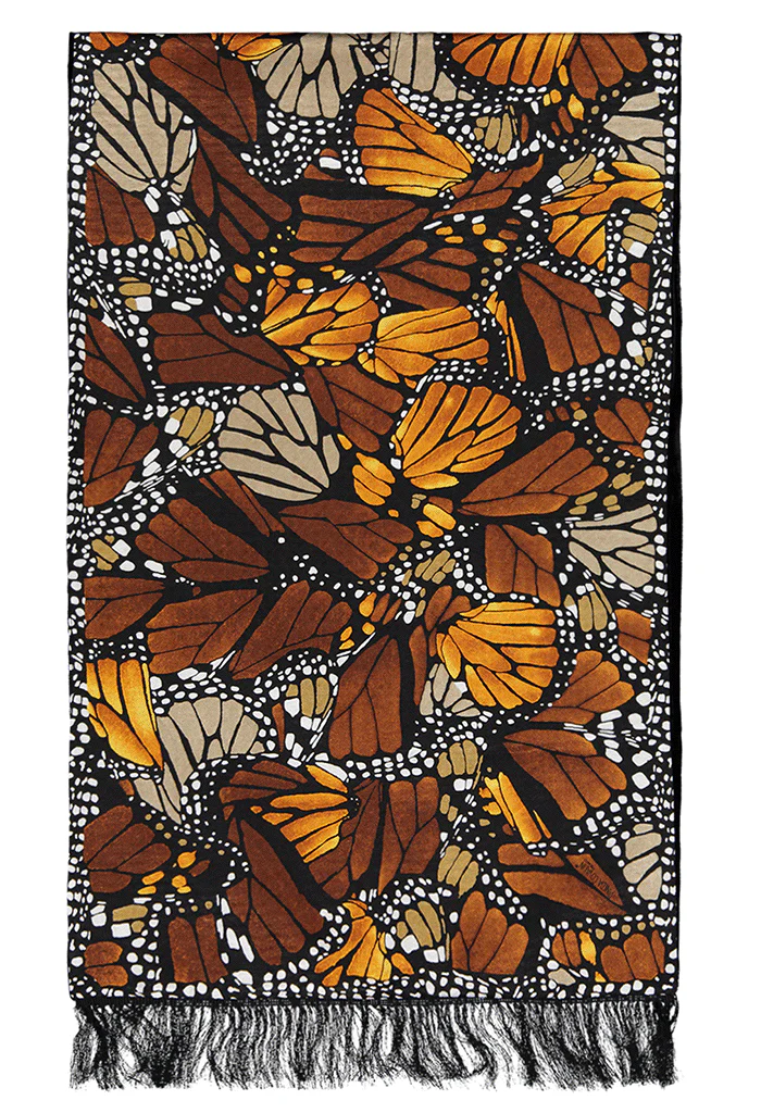 Chalina con Terciopelo Mariposa Macro