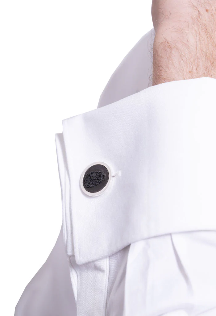 Mancuernilla Redonda Calavera Alto Relieve