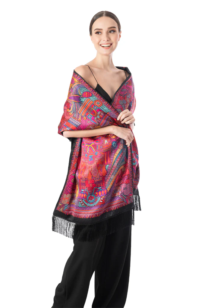 Chalina Con Terciopelo Diosas Mexicas