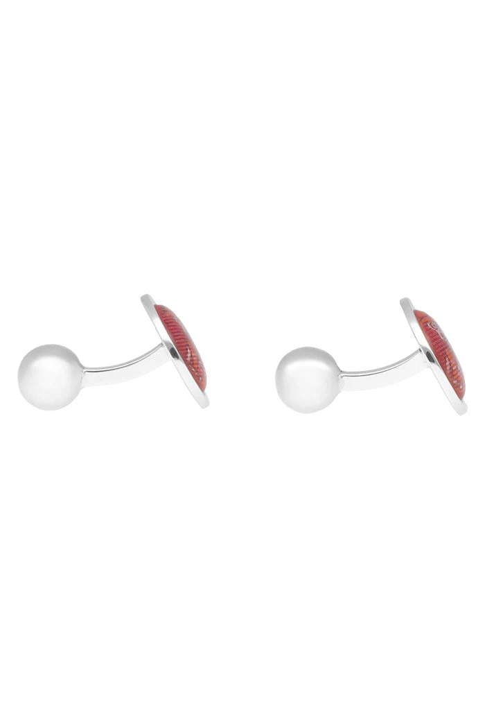 Mancuernillas Redondas Compadres Hasta La Muerte Vino