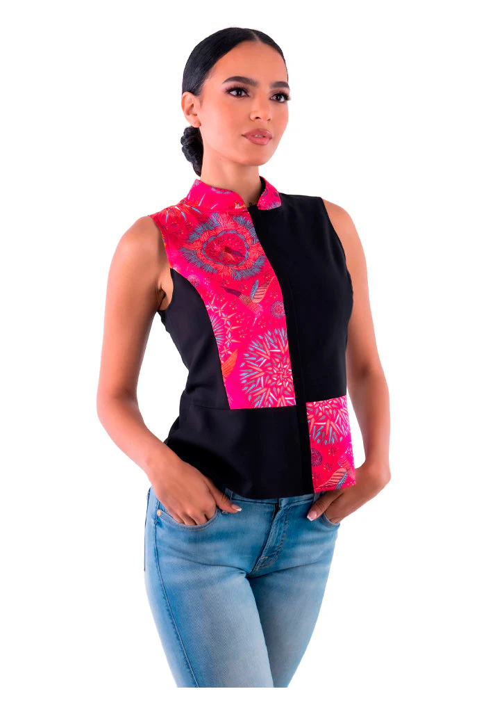 Chaleco Combinado Colibrí Magenta Jqd