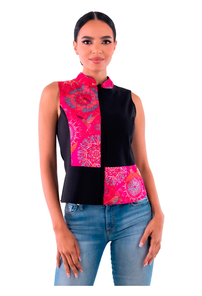 Chaleco Combinado Colibrí Magenta Jqd