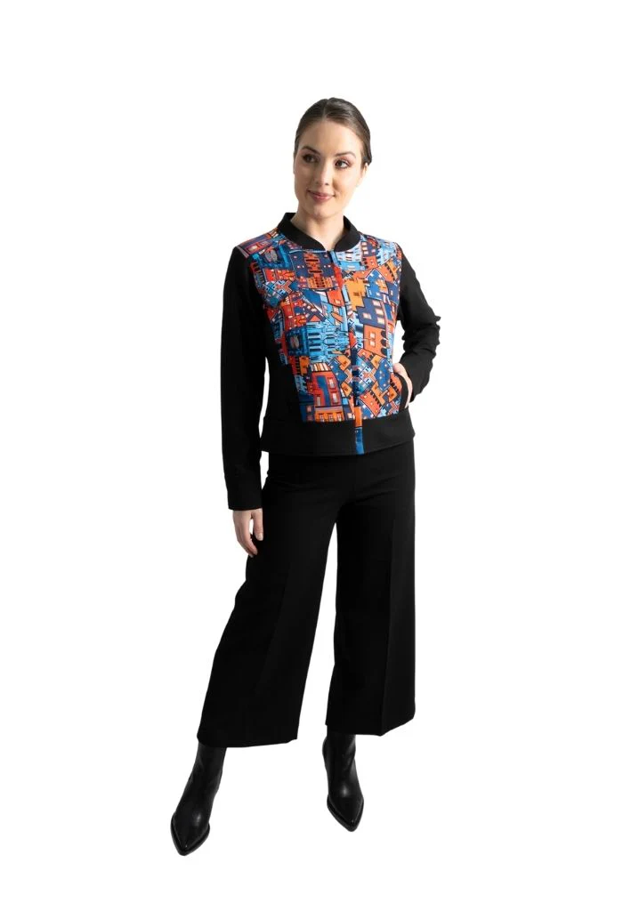 Bomber Okomej San Miguel de Allende Marino/Naranja