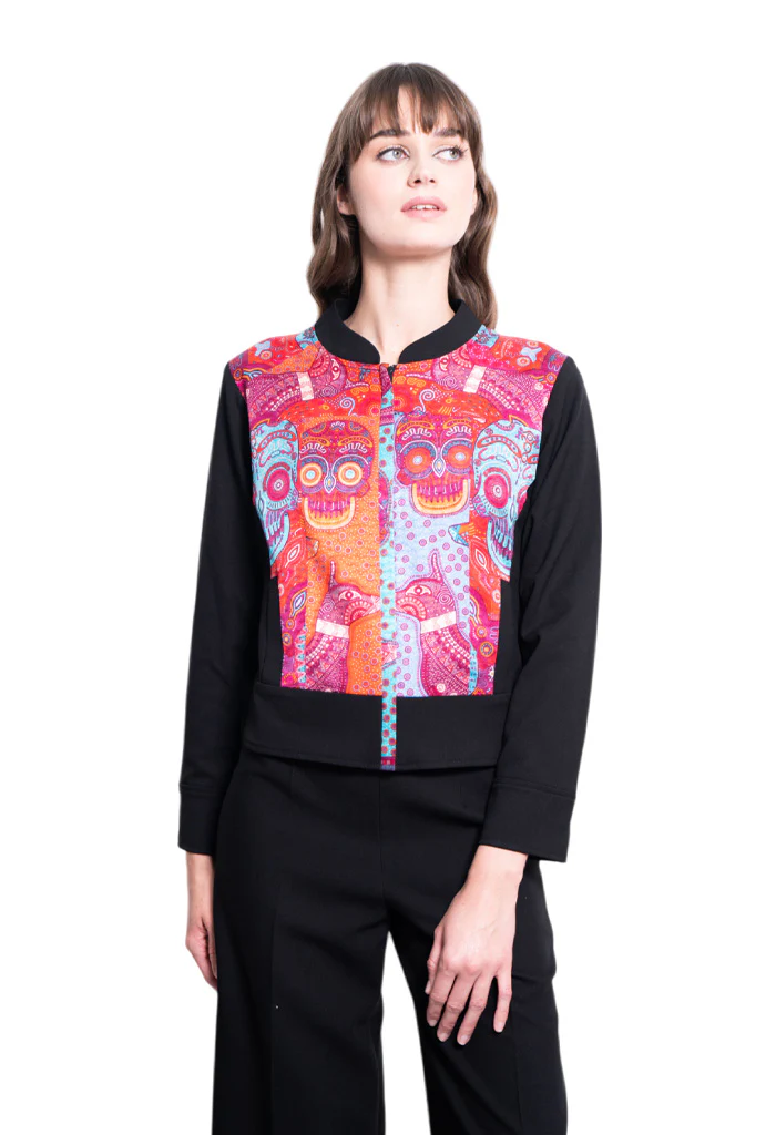 Bomber Okomej Día de Muertos Mictlán Naranja