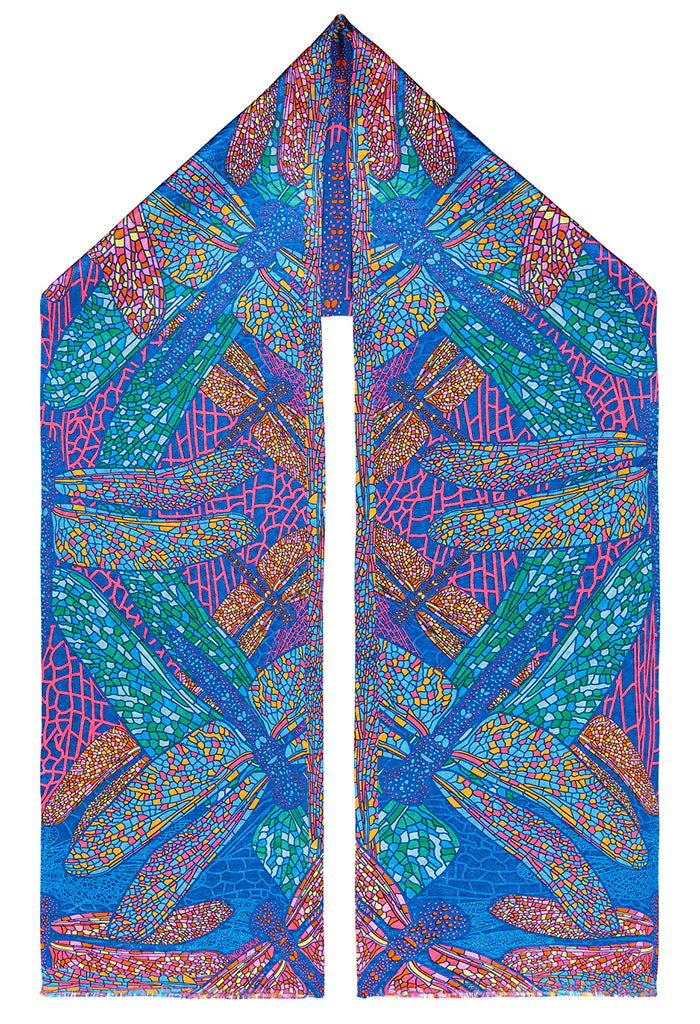 Bufanda Doble Vista Libélula