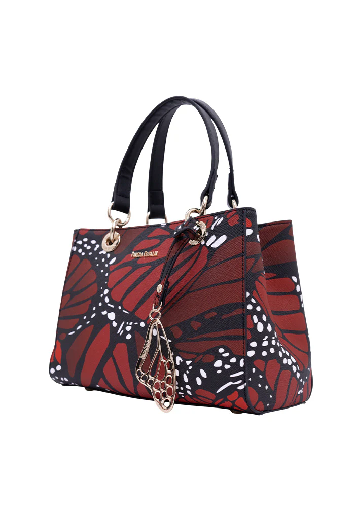 Mini Satchel Kaxan Saffiano Mariposa Macro