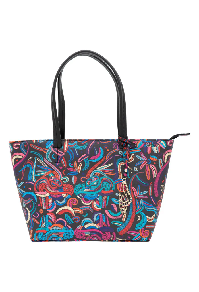 Tote K'iin Saffiano Quetzalcóatl