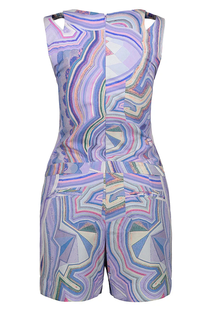 Jumpsuit Corto Bendiciones para México Morado