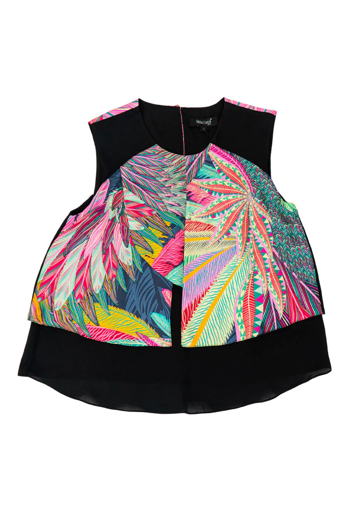 Blusa Pétalos Águila Real Mexicana Gris