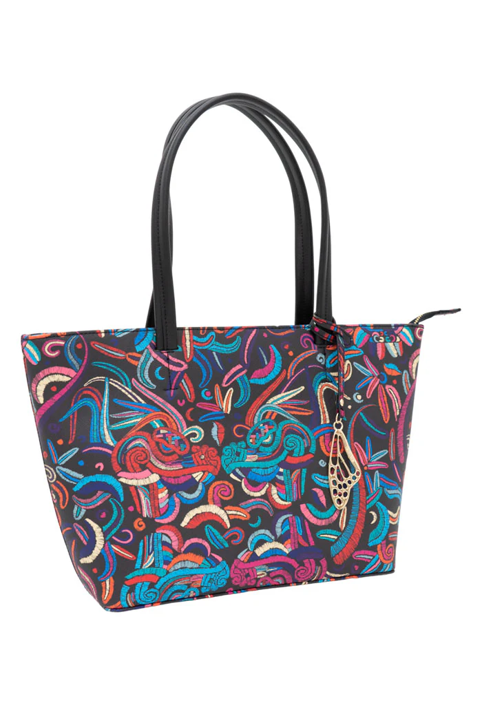 Tote K'iin Saffiano Quetzalcóatl