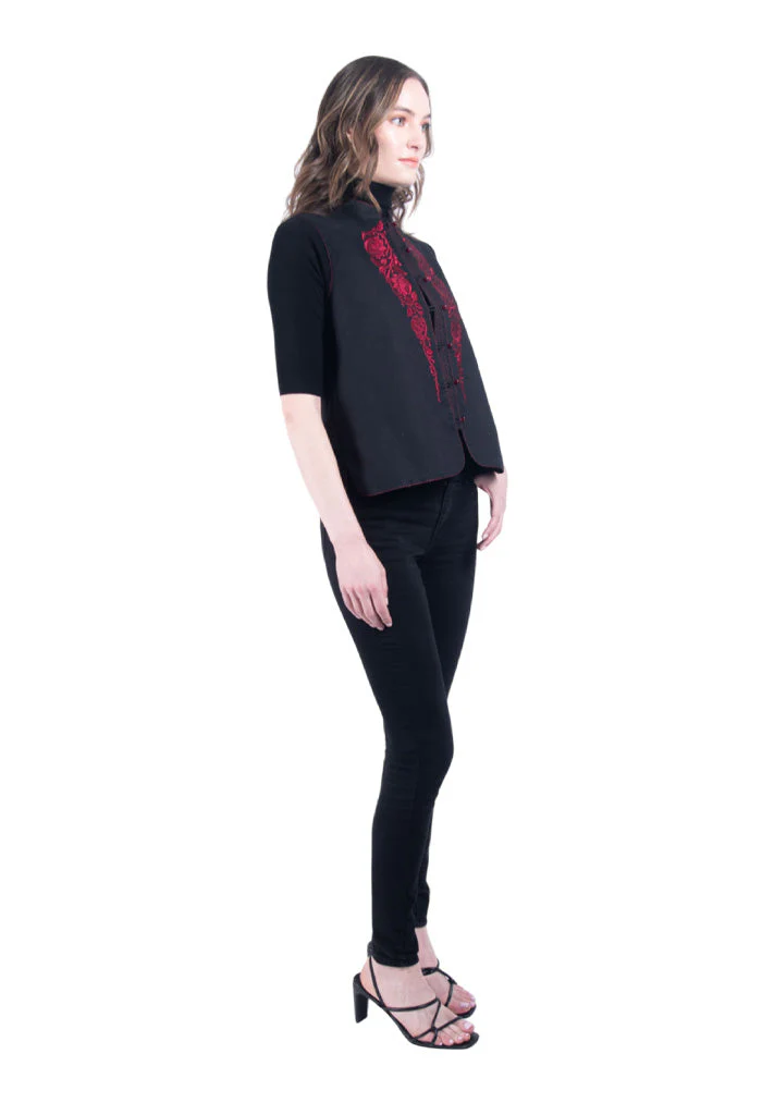 Chaleco Bordado Talabartería