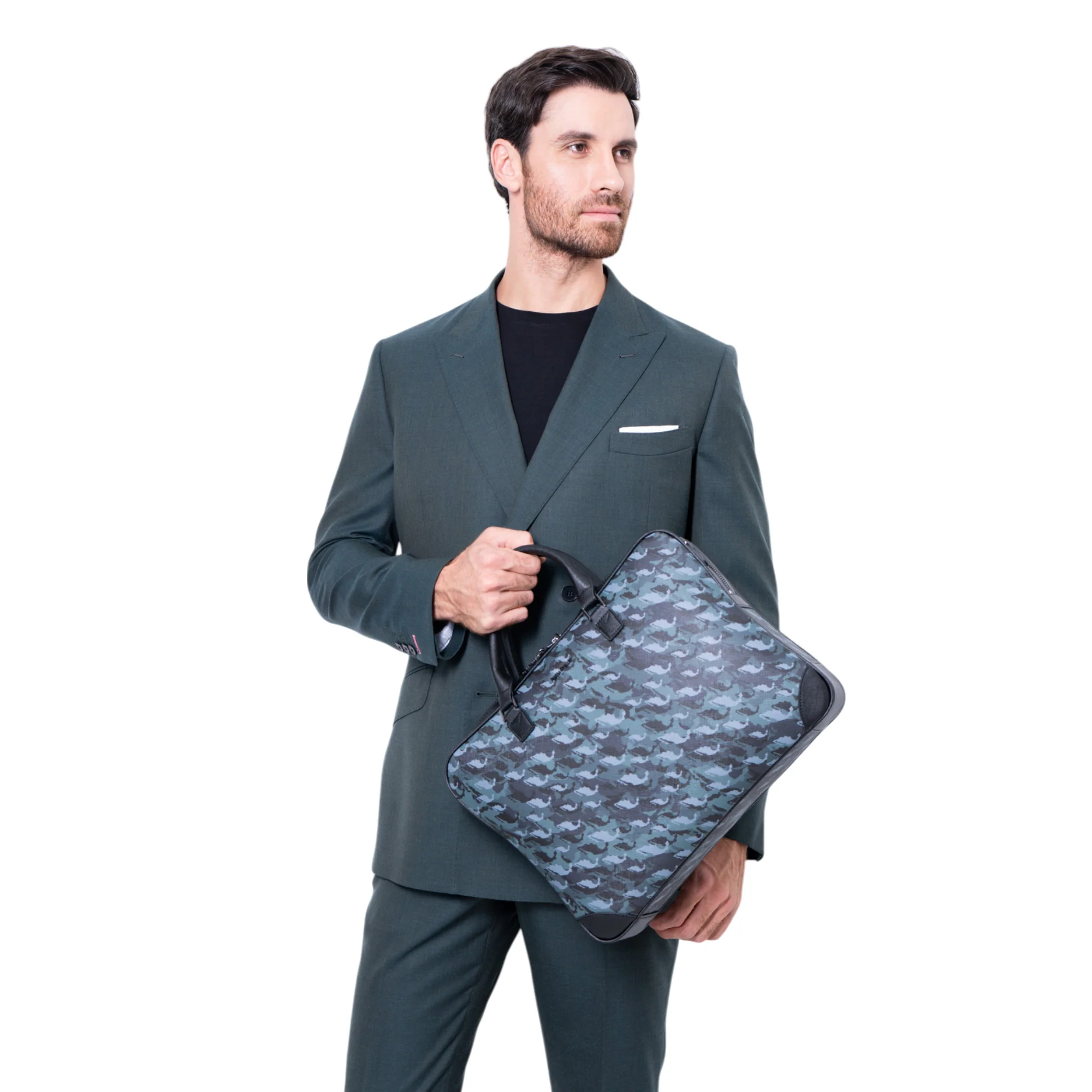 Porta Laptop Tseél Saffiano México Camuflaje