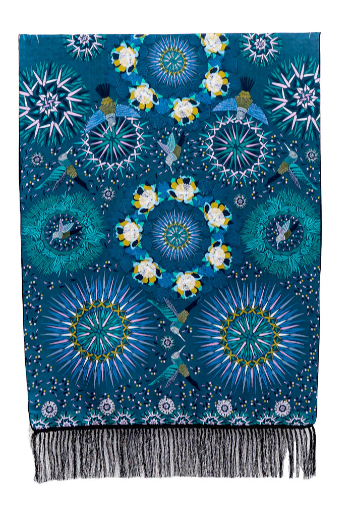 Chalina Con Terciopelo Colibrí