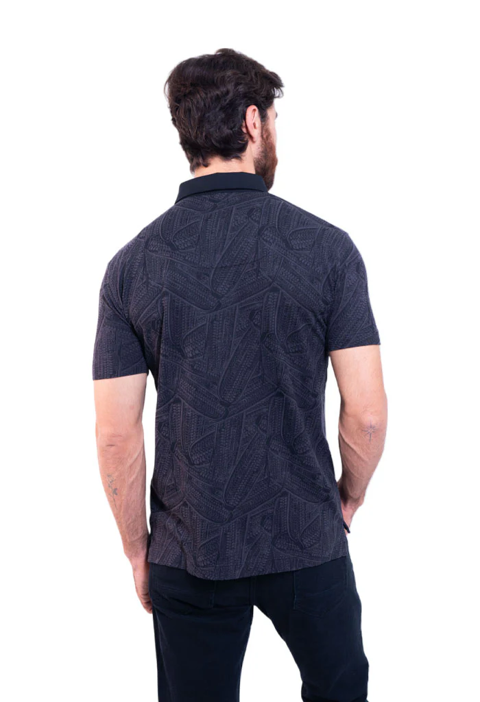 Camisa Polo Kutz  Mazorca Negro