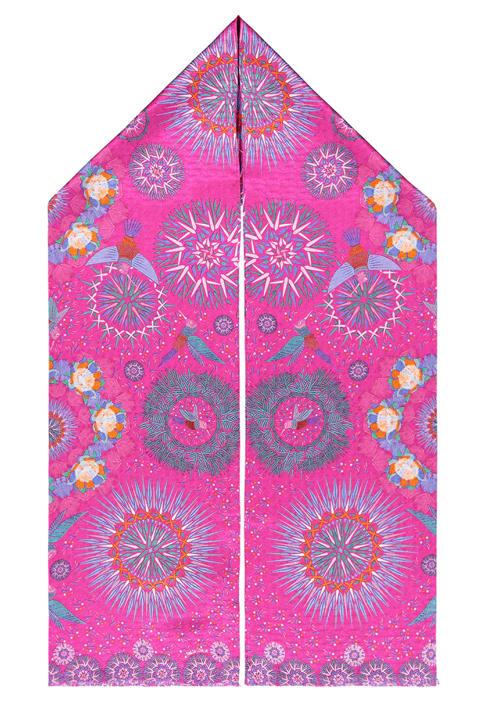 Bufanda Doble Vista Colibrí