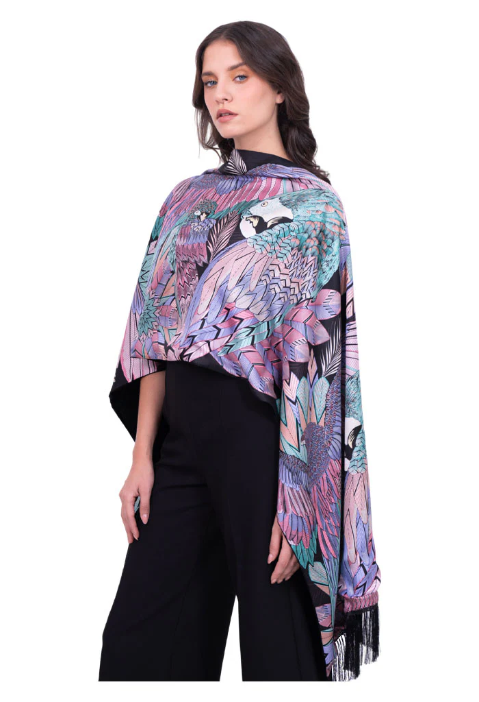 Chalina con Terciopelo Guacamaya