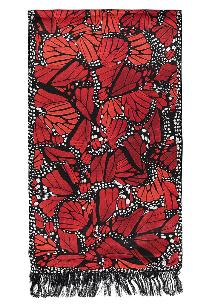 Chalina con Terciopelo Mariposa Macro