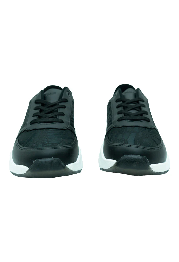 Tenis Beel Hombre Mariposa Vitral Negro/Gris