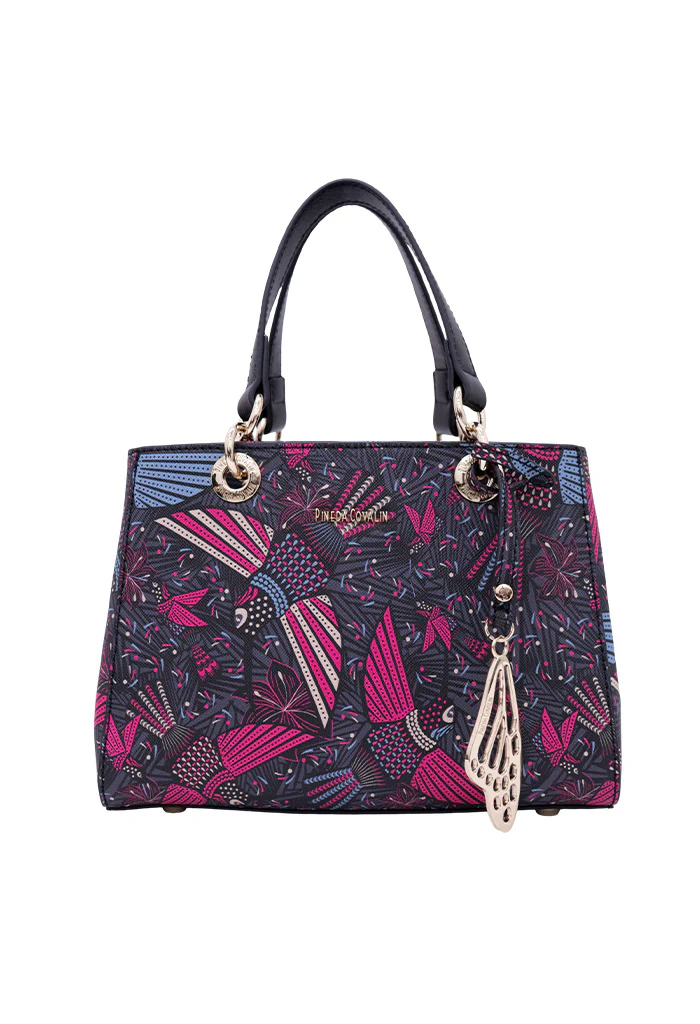 Mini Satchel Kaxan Saffiano Colibrí