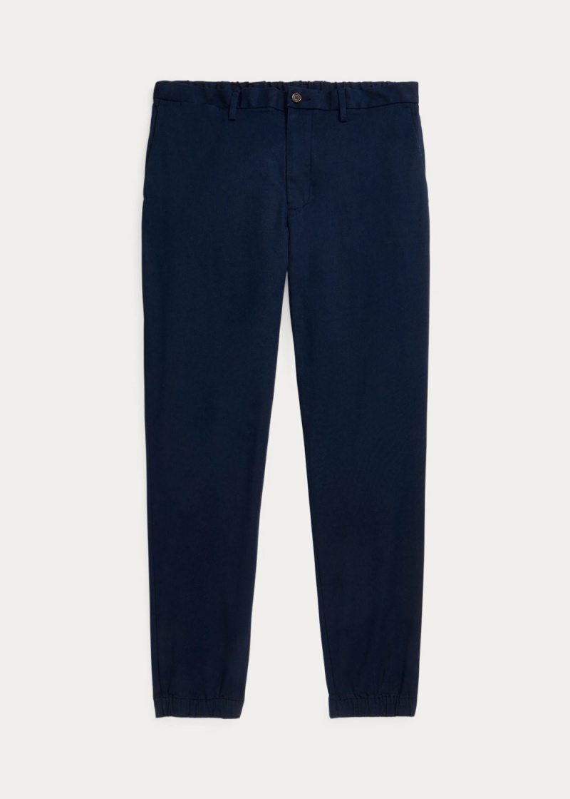 Pantalones Chinos Ralph Lauren Stretch Slim Fit Jogger-Estilo Hombre Azul Marino | SINJ39621