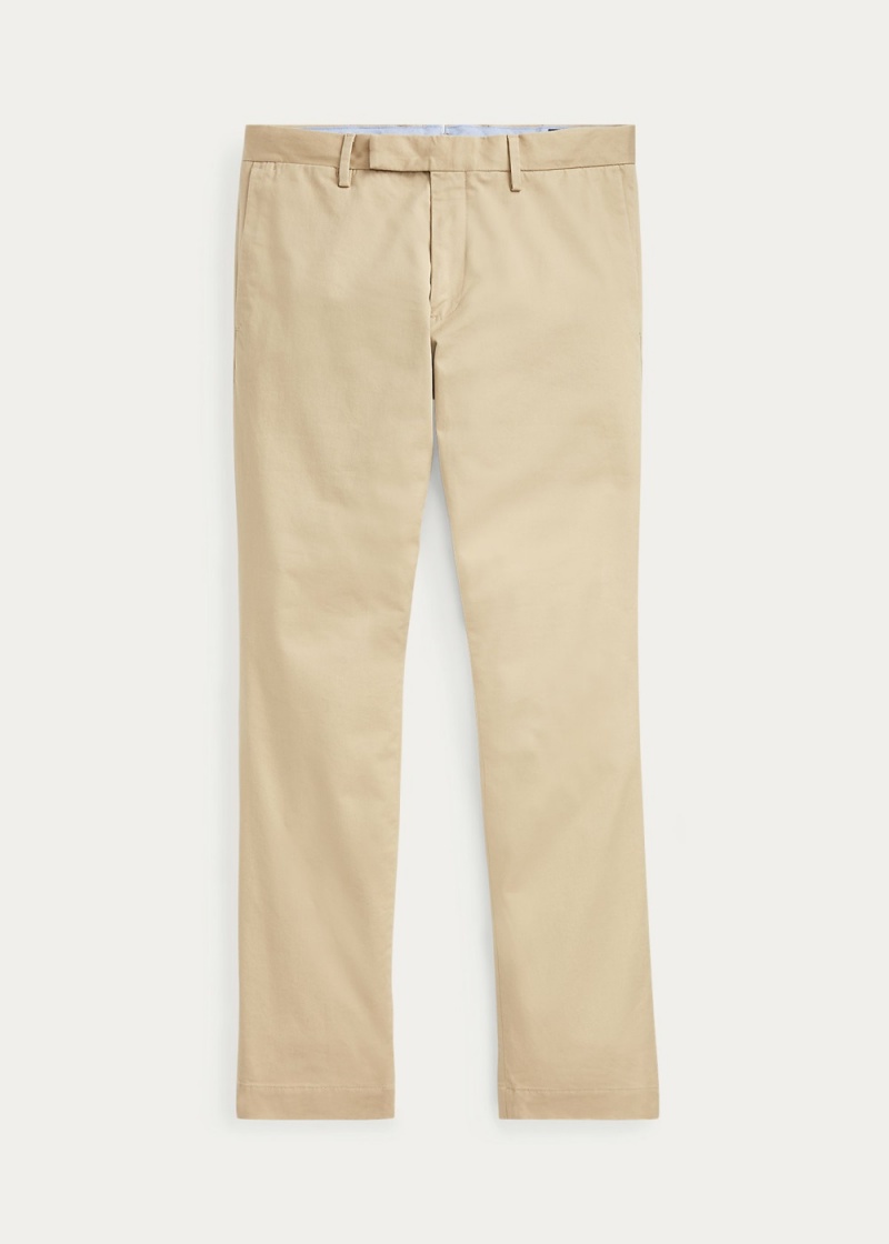 Pantalones Chinos Ralph Lauren Stretch Slim Fit Hombre Kaki | ZMGC57681