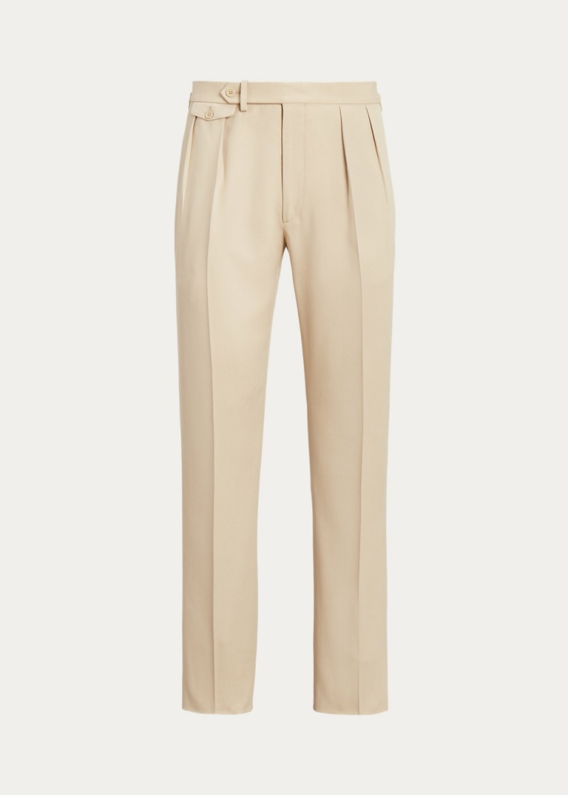 Pantalones Ralph Lauren Gregory Hand-Tailored Hombre Marrom | BRAL86174
