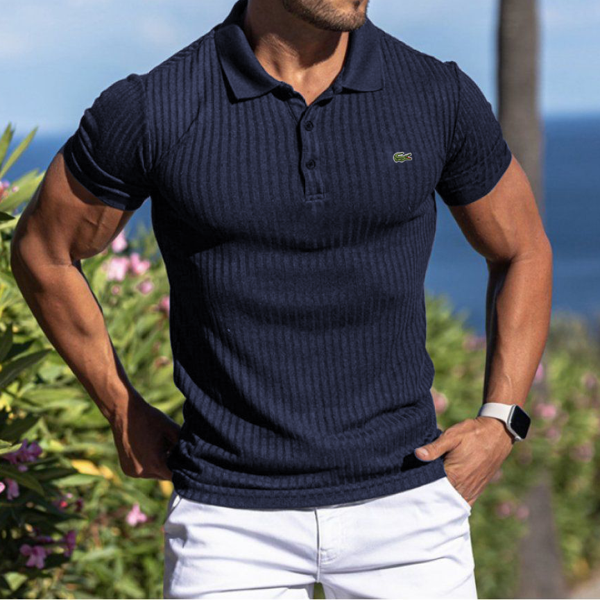 Summer short sleeves with high elastic vertical band 01