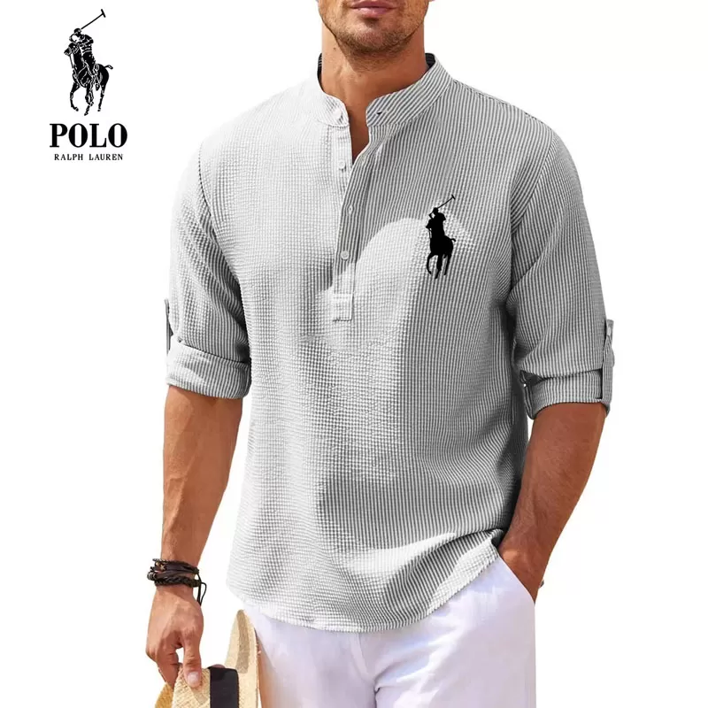 Men's Casual Collar Fashion Striped Shirts