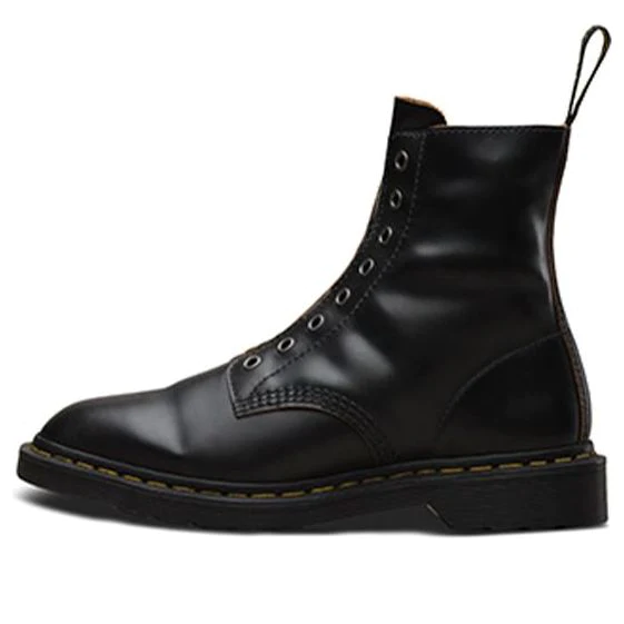 1460 Laceless Martin boots Couple Style Black 24555001