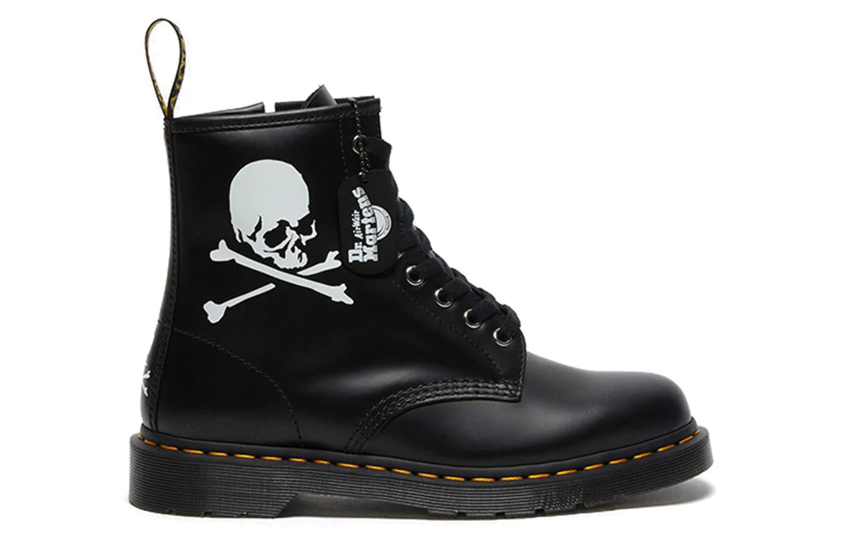 Mastermind World x 1460 Leather Boots 'Black Skull' 26516009