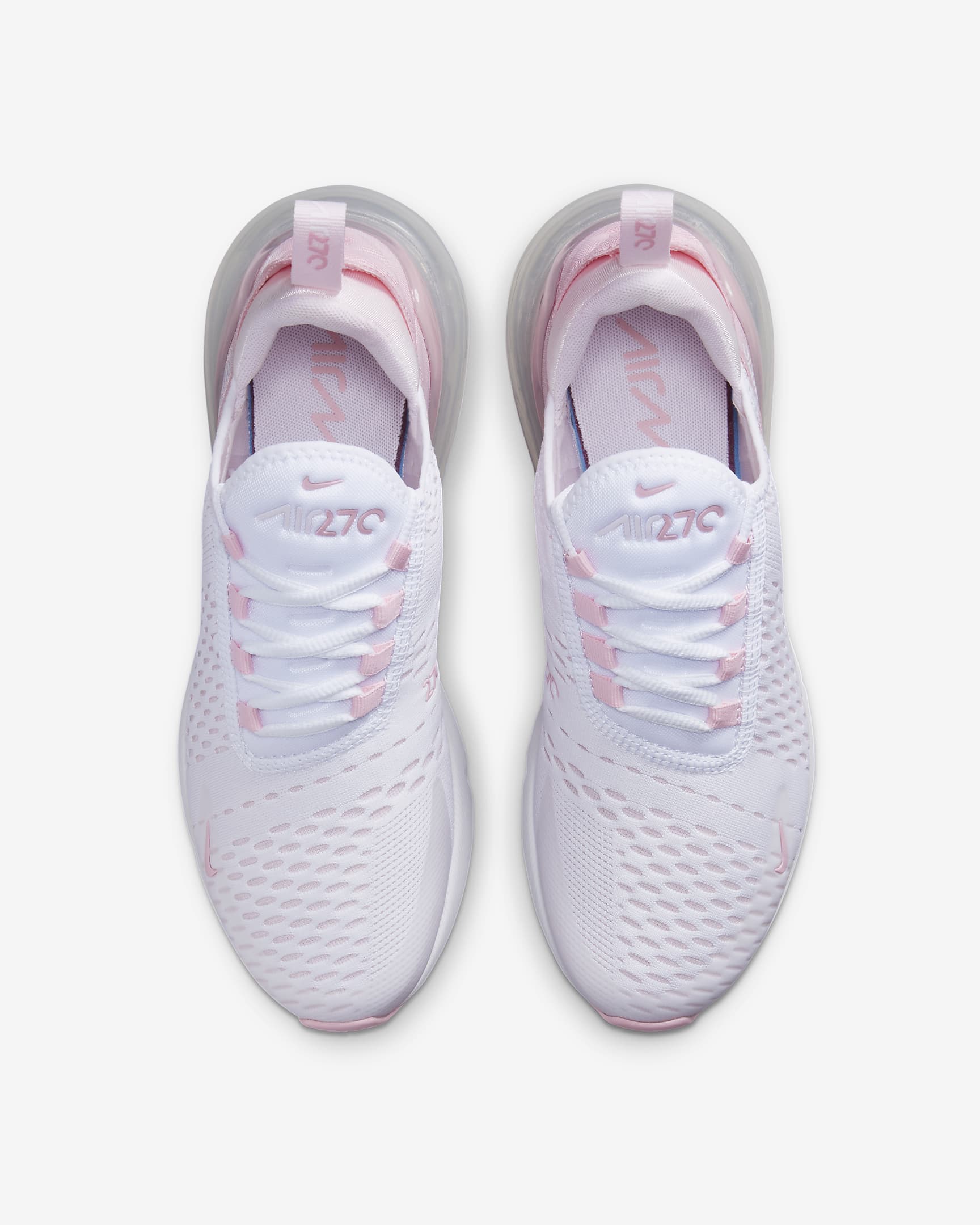 White Soft Pink Sneakers