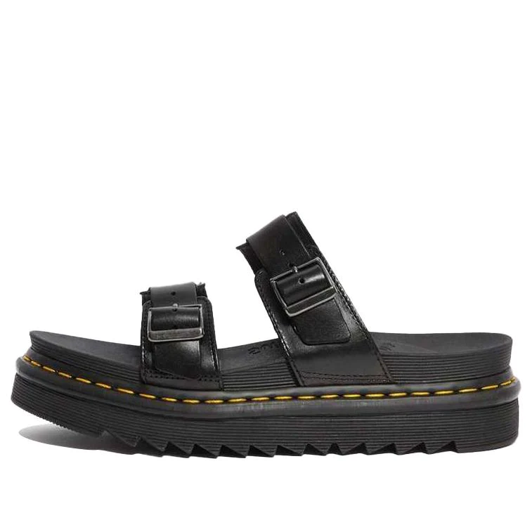 Myles Brando Leather Sandals Black 23523001