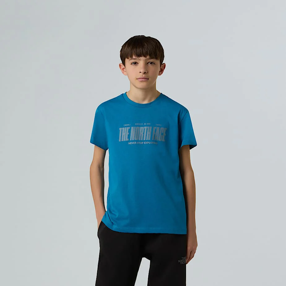Boys' Reflective Logo Relaxed T-Shirt