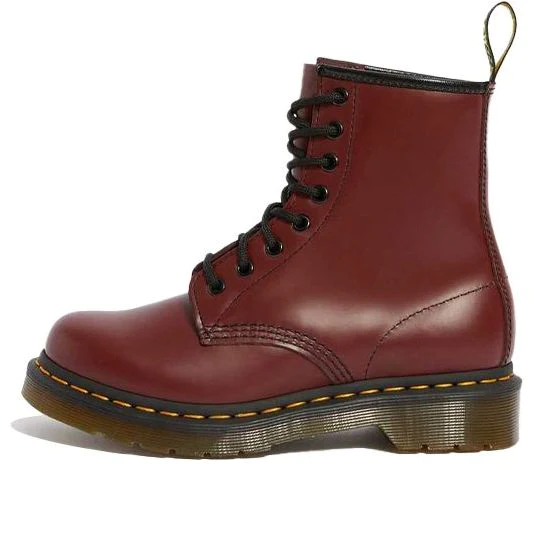 (WMNS) 1460 Smooth Leather Lace Up Boots Dark Red 11821600