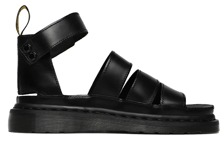 (WMNS) Vintage Platform Hollowed Sandal Black 24477001