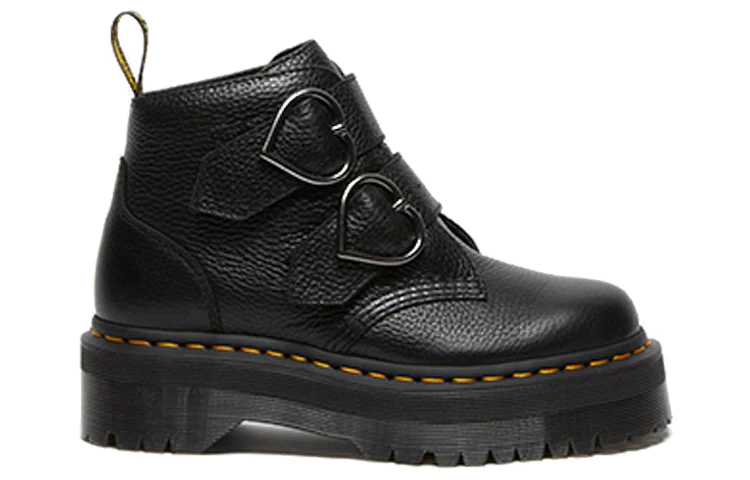 (WMNS) Devon Heart Martin Boots Black 26439001