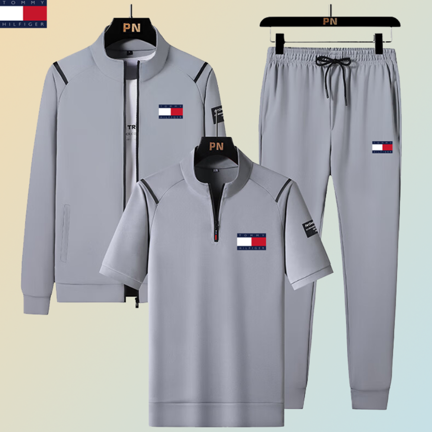 Divatos, új, három részes férfi hétköznapi sportkészlet - Korlátozott idejű ajánlat, akciós