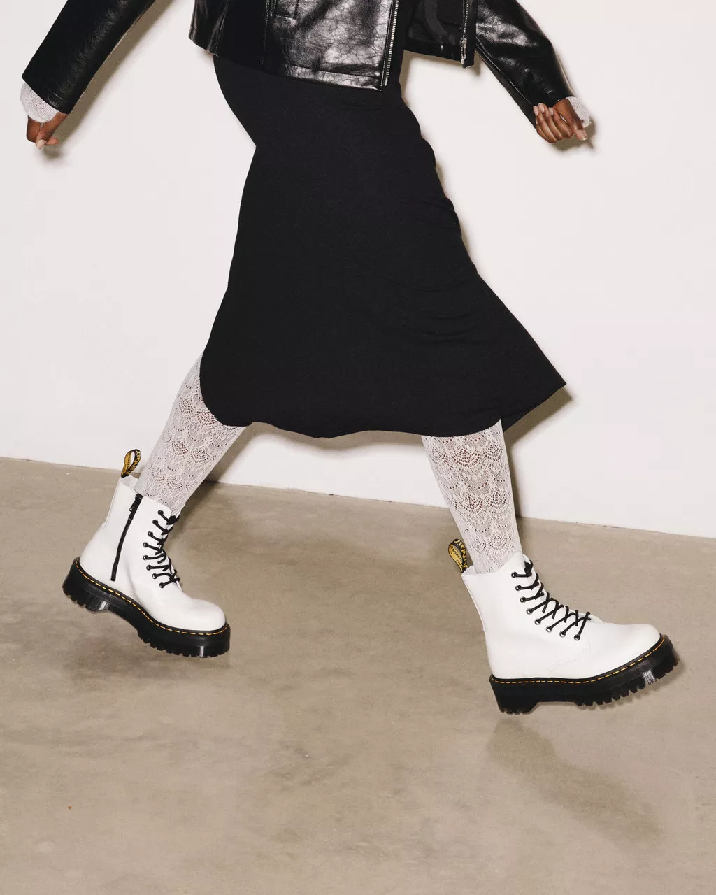 Leather Platform Boot